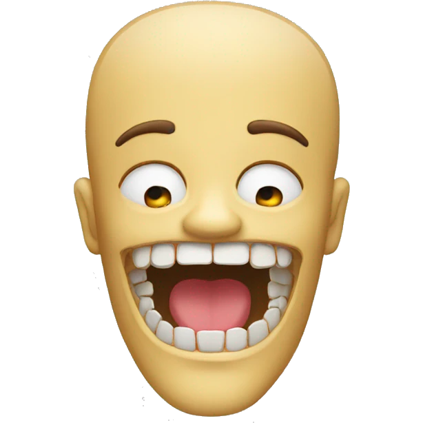 jaw emoji
