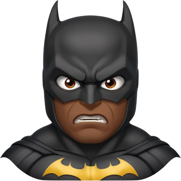 Angry batman emoji