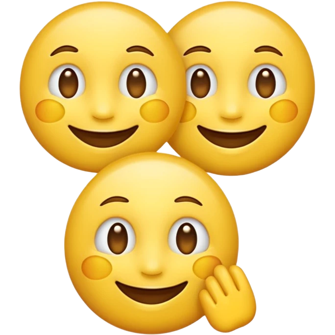 "IMAGE: 3 logon wala emoji  emoji