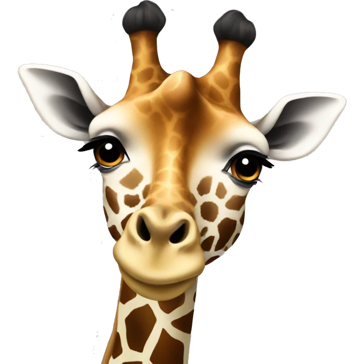 Giraffe named Willow emoji