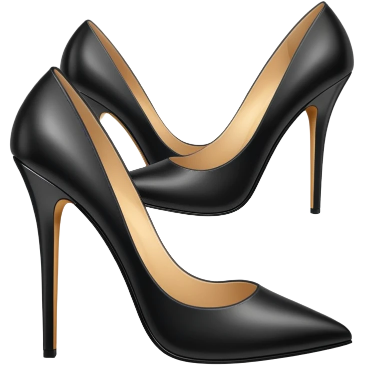 Black heel emoji