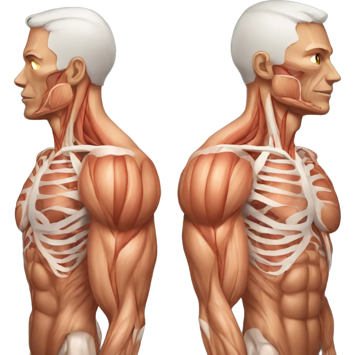 human biology anatomy muscles  emoji