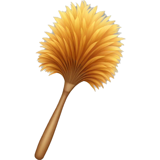 female feather duster emoji