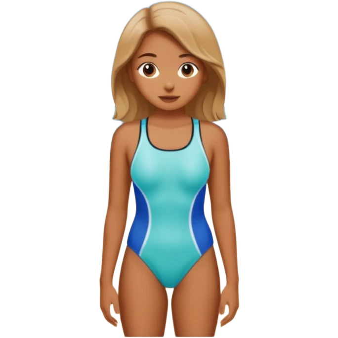 A beach girl emoji