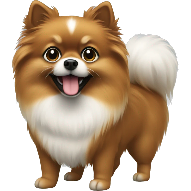 Pomeranien in Black  emoji