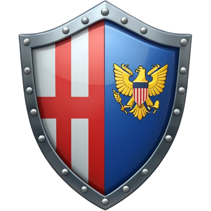 Shield with flag emoji
