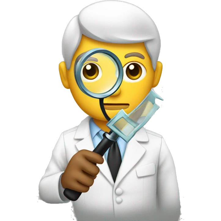 investigator with a magnifying glass emoji