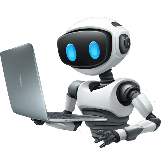 robit with laptop emoji