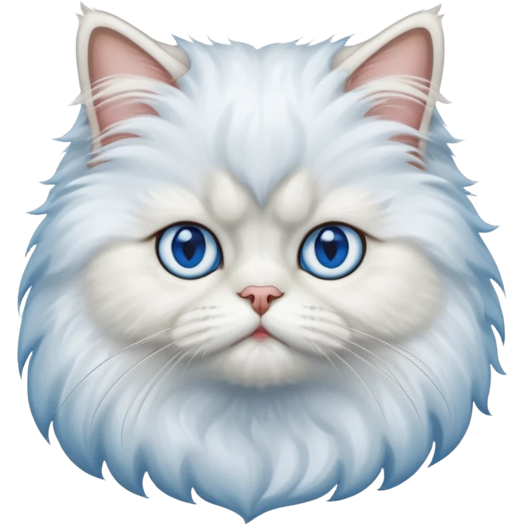 A Persian cat emoji
