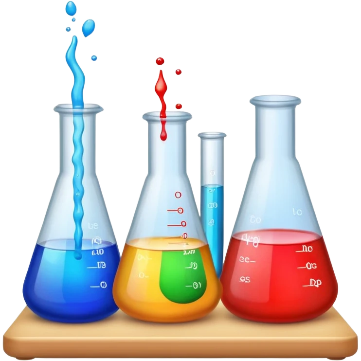 chemistry and lab work emoji