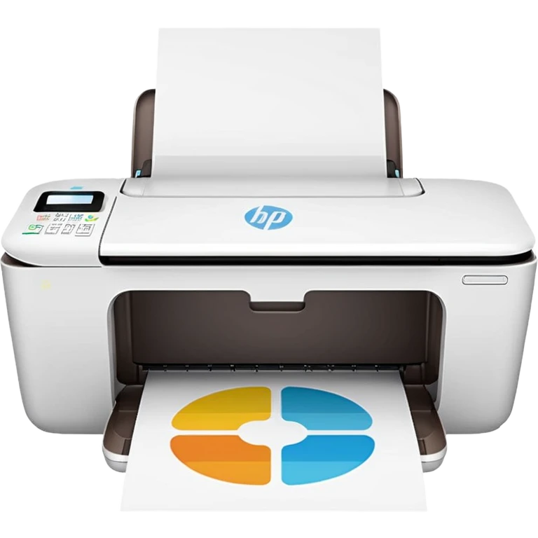 HP DeskJet 4175e printer with an Instant Ink logo, emoji style emoji