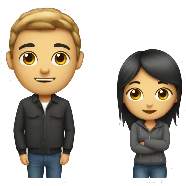 Boyfriend and girlfriend emoji