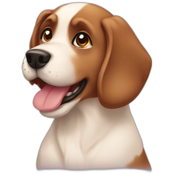 Dog love emoji