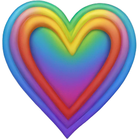 rainbow heart emoji