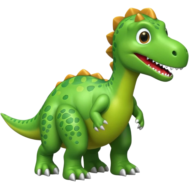 green dino toy emoji