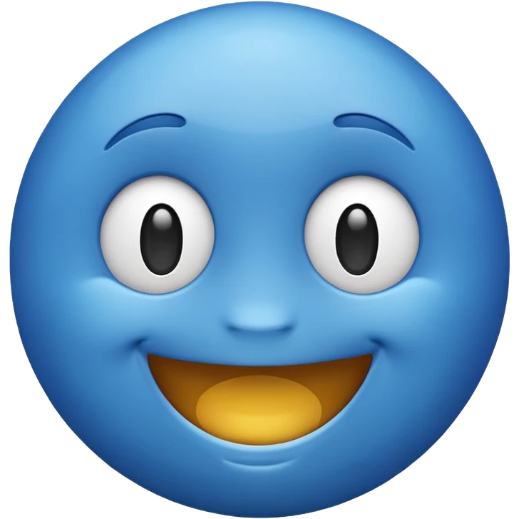 Blue emoji emoji