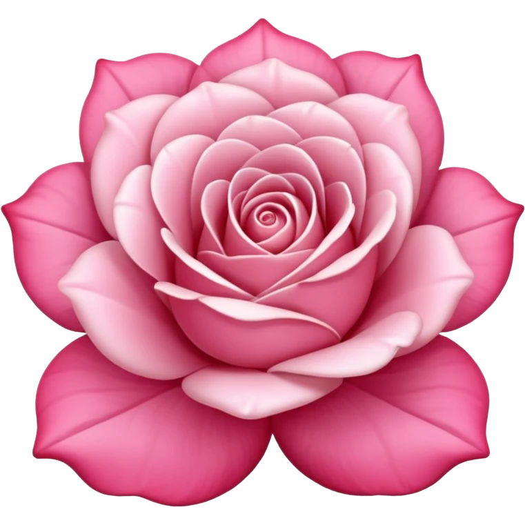 Rosa de porcelana flor da china emoji