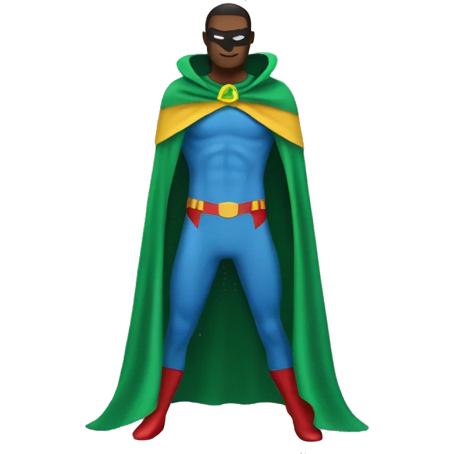 Super hero cape emoji