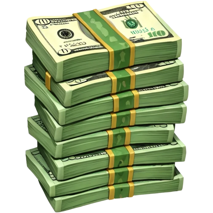 Falling value of the dollar emoji