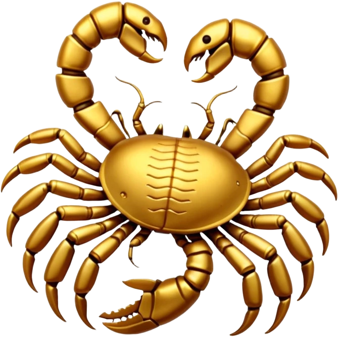 Scorpion zodiac sign. emoji