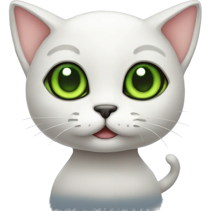 Cute alien cat emoji