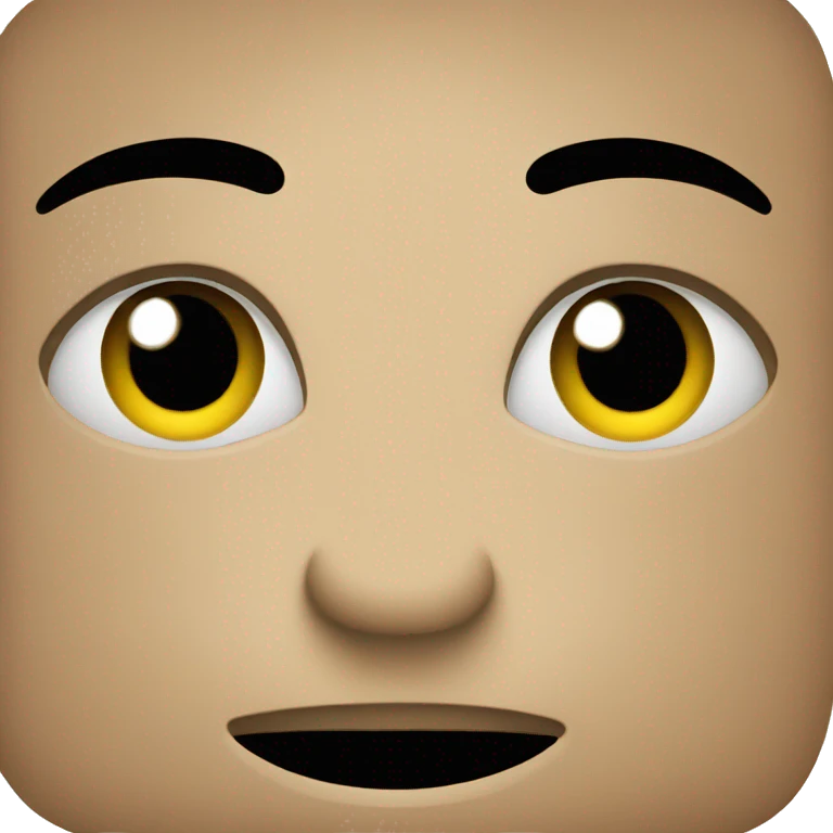 emoji face but black colored emoji