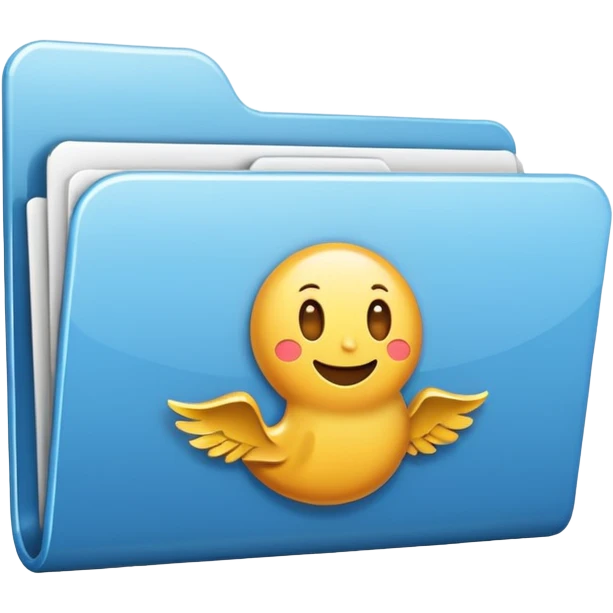 folder icon, open emoji