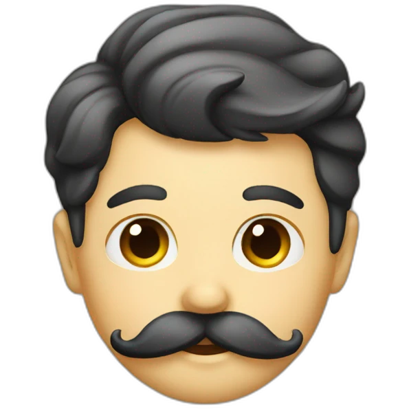Petite moustache emoji