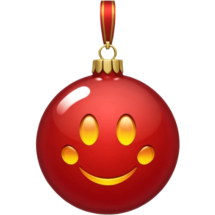 Red ornament  emoji