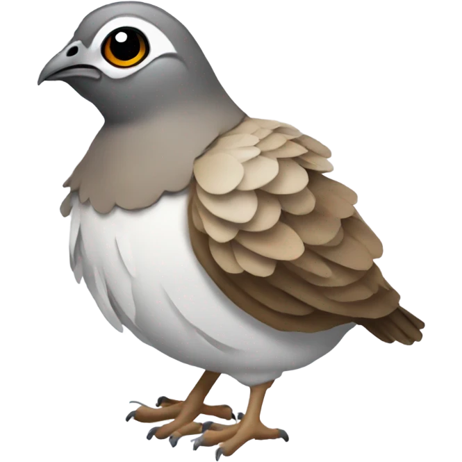 quail with bandaged wing emoji