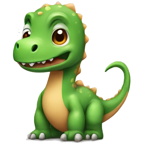 Cute dinosaur emoji