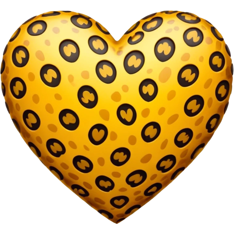 Cuore leopardato emoji