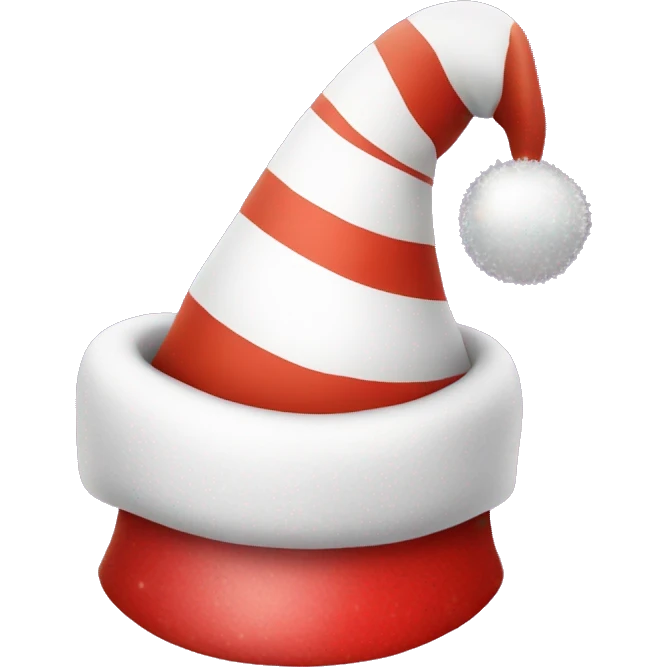 Santa hat with sparkles  emoji