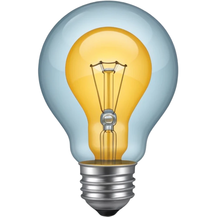 designer light bulb round globe emoji