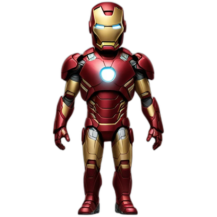 Ironman in Endgame full body emoji