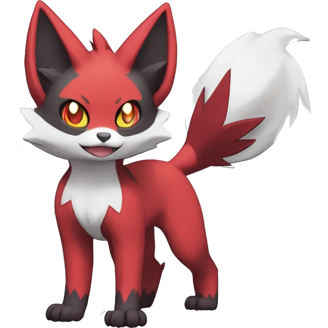 Litten-Zoroark-Zangoose-Mightyena-Zorua full body emoji
