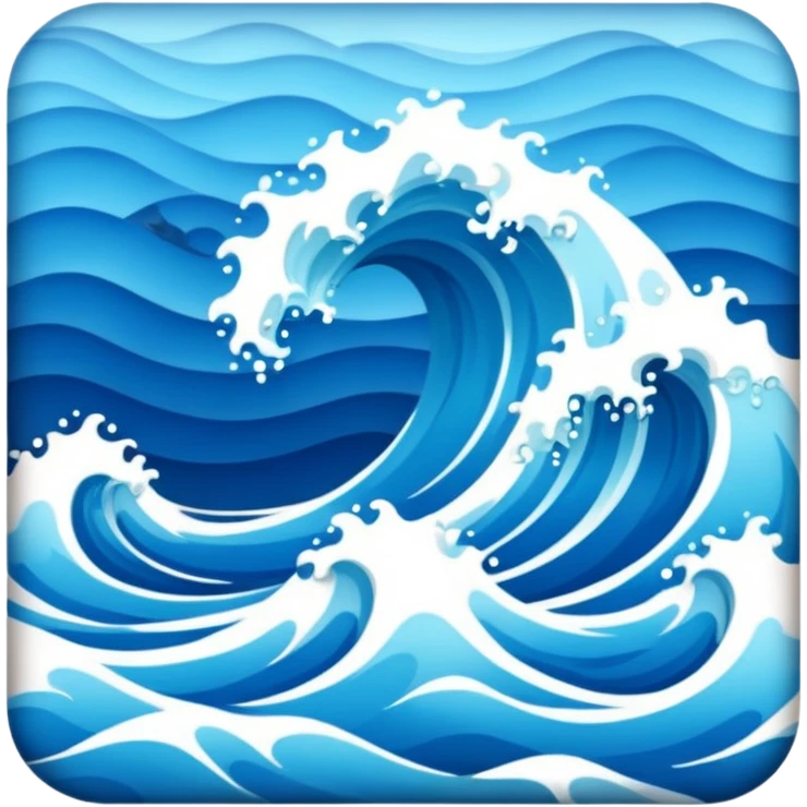 Ocean waves emoji