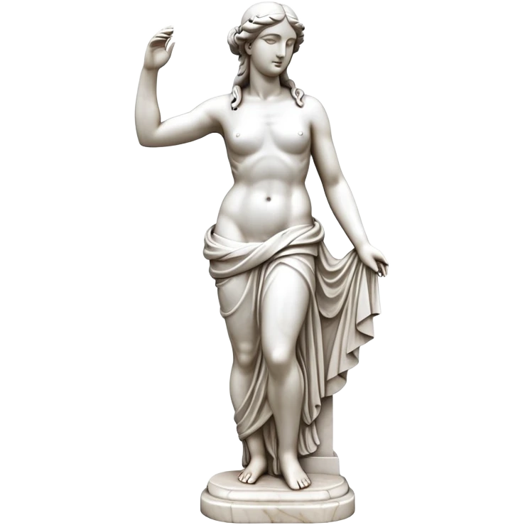 Venus de Milo statue, classical Greek sculpture of Aphrodite without arms emoji