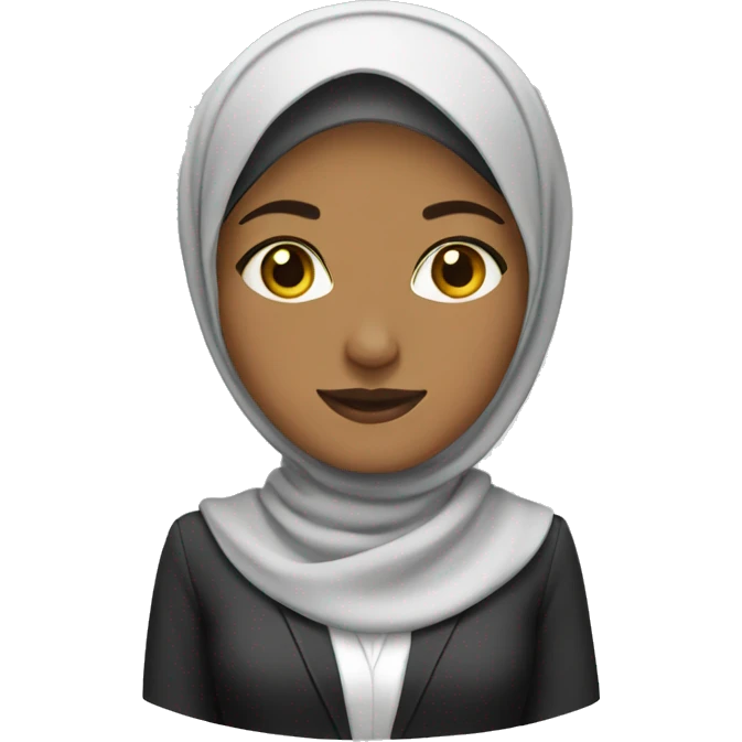 businesswoman hijab emoji