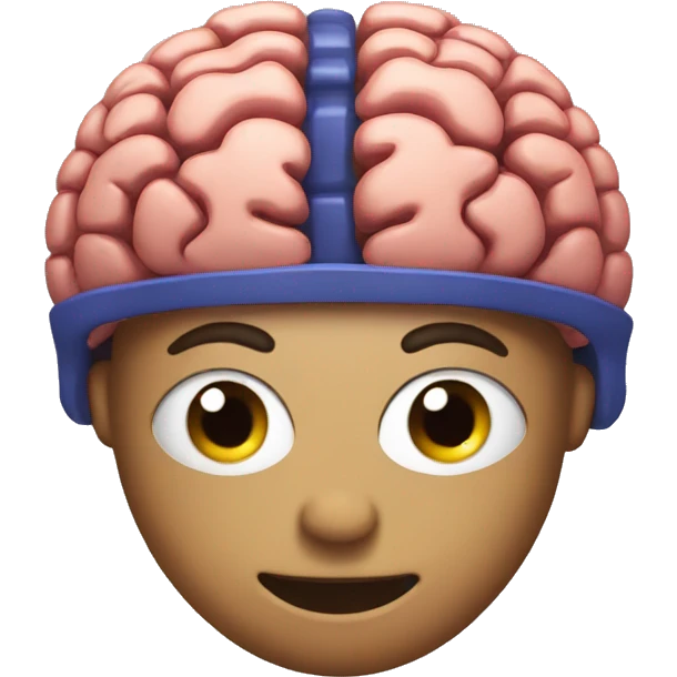 brain in sports gear emoji