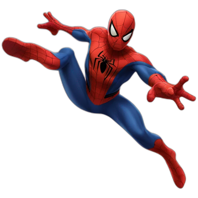 Spiderman balaceandose emoji