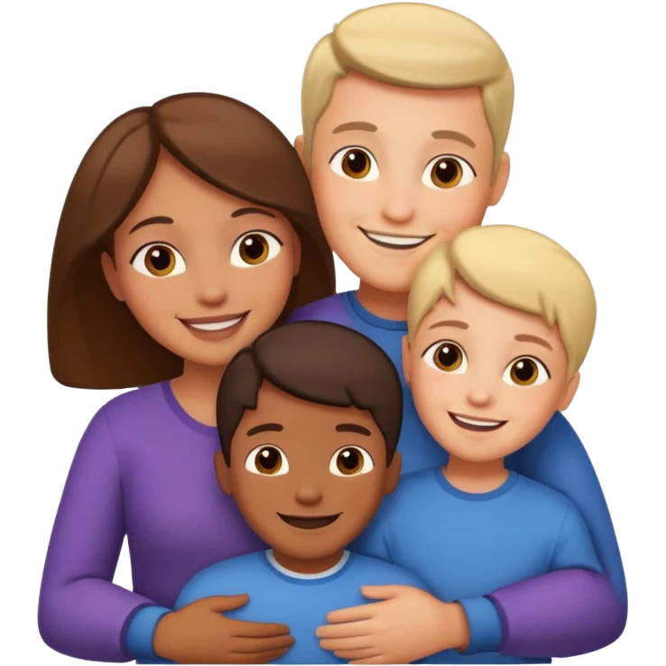 Happy family emoji