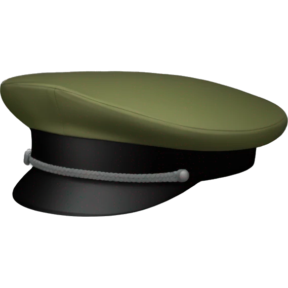 military cap emoji