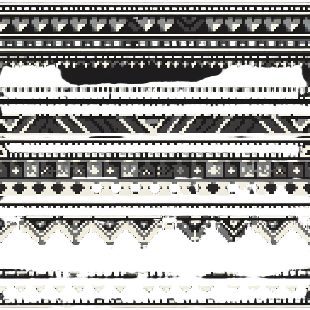 Inca geometric pattern emoji