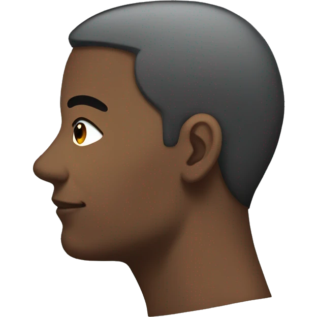 side profile of a person, side eyeing emoji