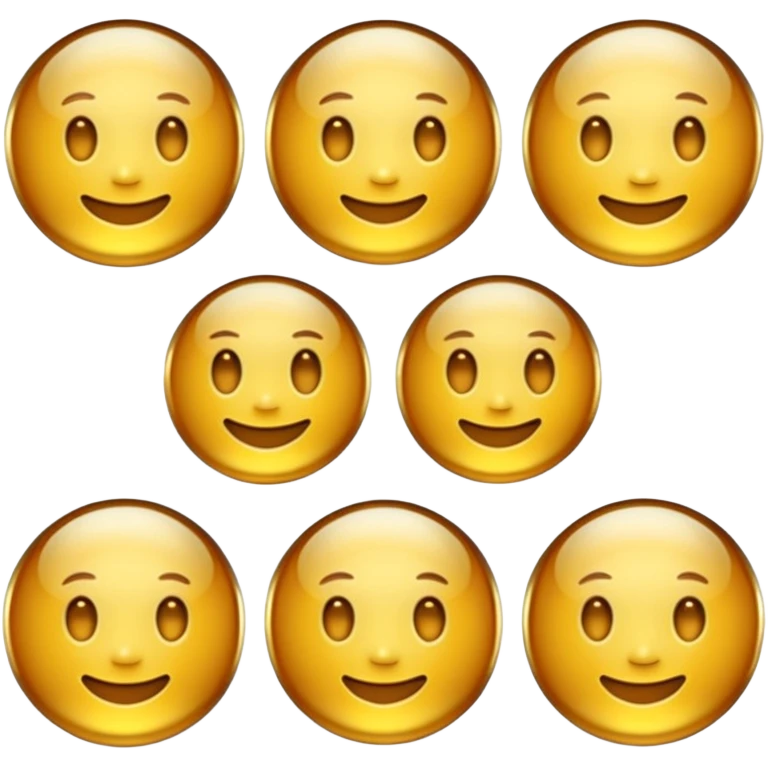 golden glass emoji