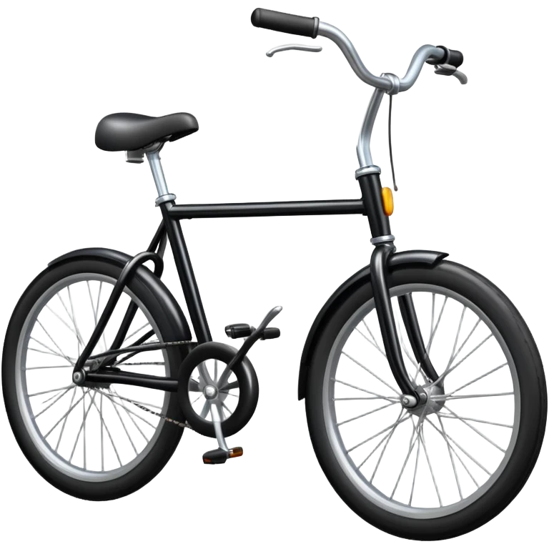 A bicycle with two wheels and handlebars emoji