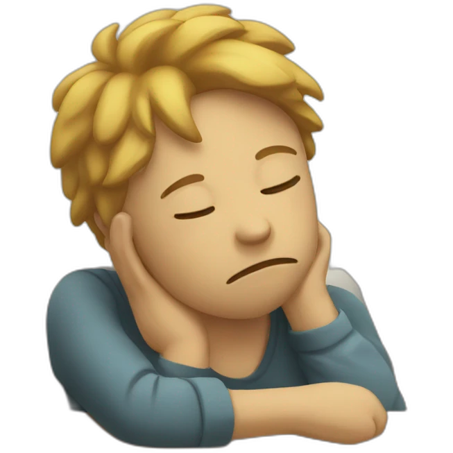 sleepy after lunch emoji