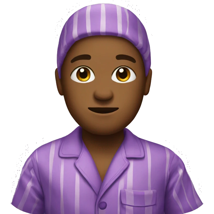  purple pajamas set emoji