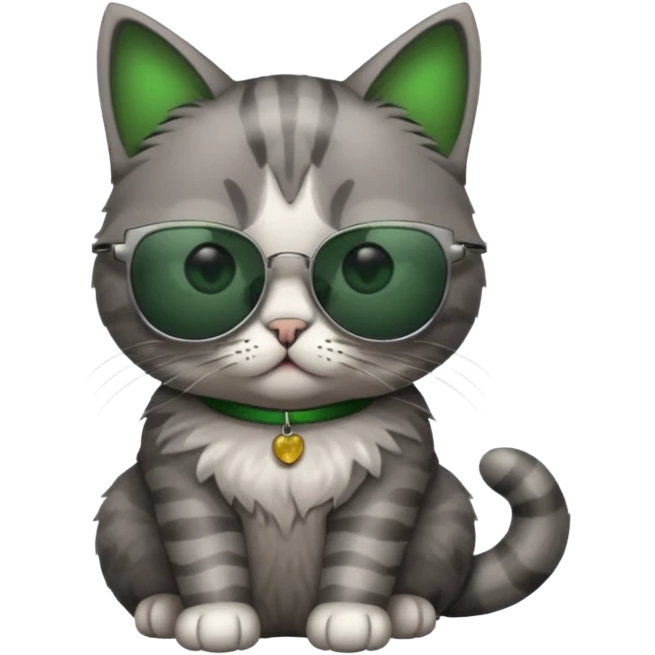 Cat wearing sunglasses emoji